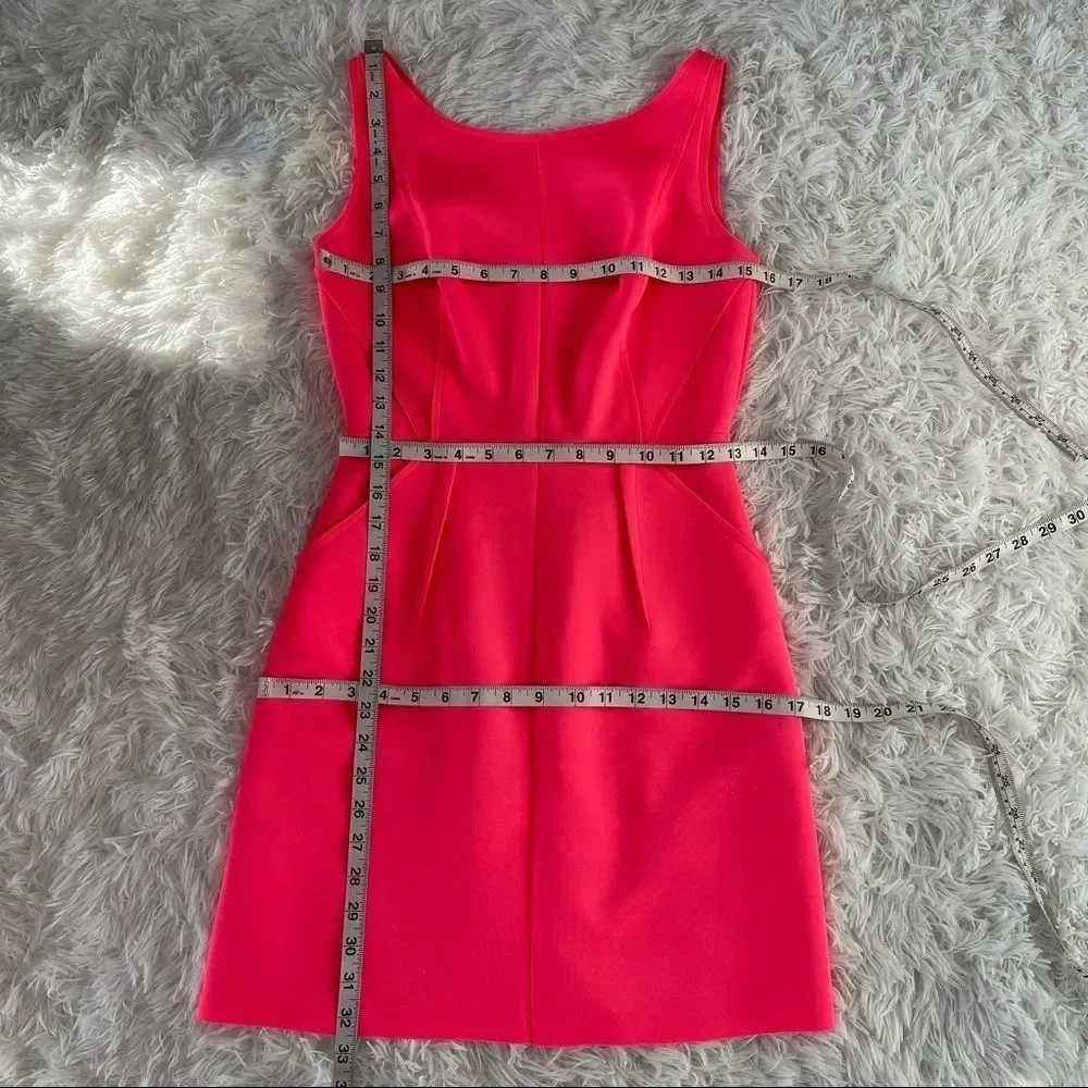 Stains Milly Hot Pink Cocktail Party Dress 4‎